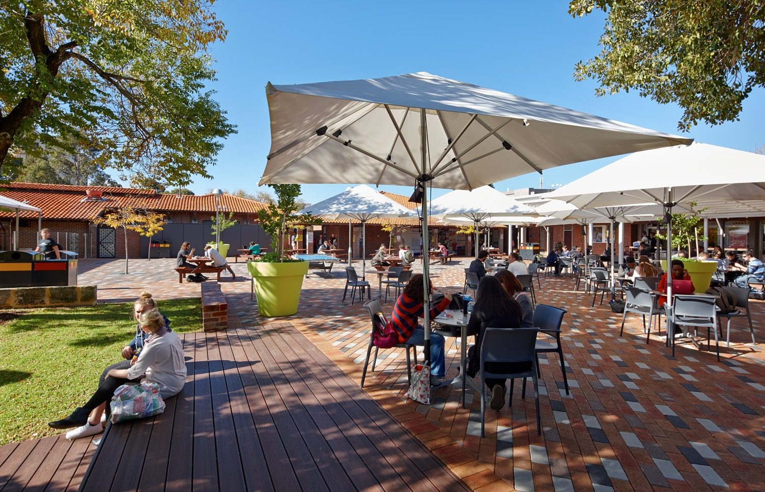 Curtin Main Cafe Courtyard Upgrade Place Laboratory